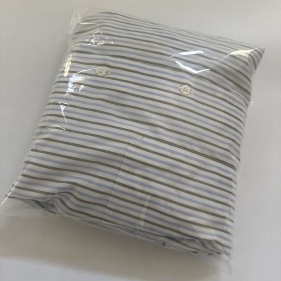 Nordstrom Smartcare Striped Button Down Long Sleeve Shirt 16 1/2-33 Wrinkle Free - Picture 11 of 11